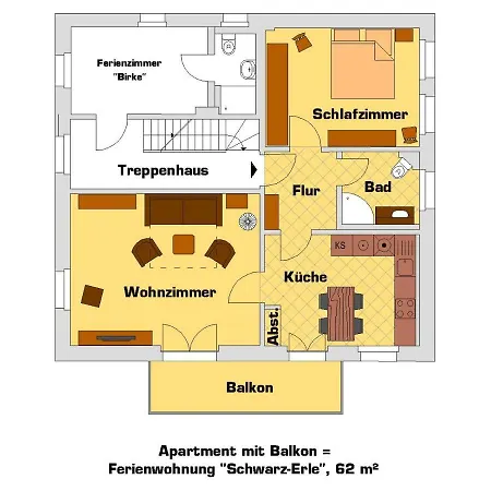 Lägenhet “haus Am Kuestenwald”